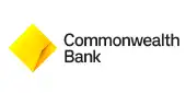 Commonwealth bank logo.
