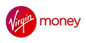 Virgin money logo on a white background.