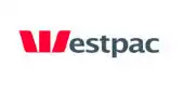 Westpac logo on a white background.